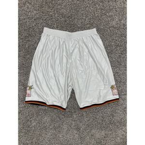 Vintage University Of Maryland Terrapins Basketball Shorts Sz XL White 90s NCAA